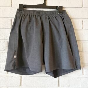 Rhone Men's M Gray High Performance Workout Running Athletic Shorts Lined